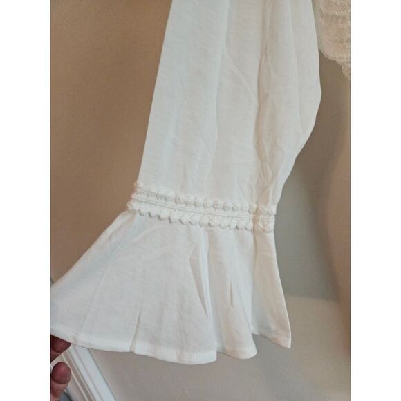 Cute Shannon Ford Top with Lace Overlay & Detail - Size L - Picture 4 of 5